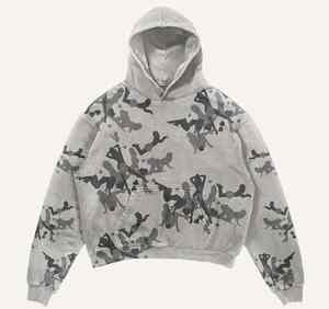 Sweat à capuche en pur coton pour hommes tissu épais polaire chaude tenue décontractée élégante vêtements de gym fournisseur usine oem odm produit - Product Image 6