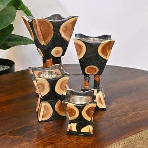 Mubkhar <b>Wood</b> Resin Bakhoor <b>Burner</b> by Faizacraft High Quality Electric Incense <b>Burner</b> <b>for</b> Weddings Aromatic Gift Pack - Product Image 2