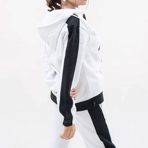 Chaud et décontracté nouveau logo personnalisé femmes survêtement élégant nouveau design meilleur tissu doux respirant durable coton femmes survêtement - Product Image 6