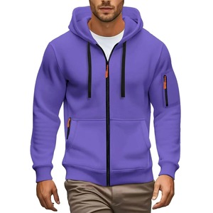 เสื้อมีฮู้ดแขนยาวสีขาวสำหรับผู้ชายเสื้อผ้าแนวสตรีทผ้าคอตตอน100% ทันสมัยระบายอากาศได้ดีแบบลำลองสำหรับฤดูใบไม้ร่วงฤดูหนาว - Product Image 6