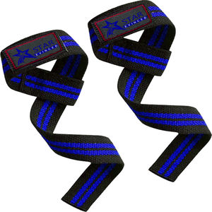 Customized Cotton Wrist Straps Gym Fitness Padded Support Weightlifting Hand Lifting Straps Strength <b>Training</b> Exercise <b>Equipment</b> - Product Image 4