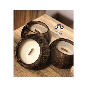 ร้อนขายเวียดนามที่กำหนดเองเทียนมะพร้าวชามสำหรับตกแต่ง - Product Image 3