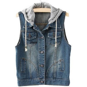 Jeans stretch respirants de haute qualité veste en jean à la mode bicolore vente en gros de vestes en jean de sport vintage délavé pour hommes - Product Image 4