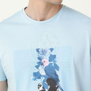 Camiseta de Diseño Gráfico para Hombre, Ropa de Verano, Fabricada en Fábrica, Estilo Casual, Camiseta Estampada con MOQ Bajo - Product Image 6