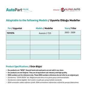 Pignon de rétroviseur pliable 2.1 cm pour Toyota Avensis 2 T25 - Product Image 2