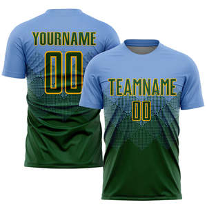 เสื้อฟุตบอลแบบซับลิเมชั่นสั่งทำพิเศษ 100% โพลีเอสเตอร์ สำหรับทุกเพศ ขายส่ง ชุดฟุตบอลแห้งเร็ว ระบายอากาศได้ดี ชุดกีฬาแบบปรับแต่งได้ - Product Image 5