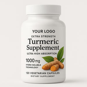 Cápsulas de Cúrcuma Curcumina Bioenhanced de Marca Própria Mais Vendidas, 120 Contagens, Tecnologia Hidrossolúvel, Orgânico, Vegano, Saúde Esportiva - Product Image 1