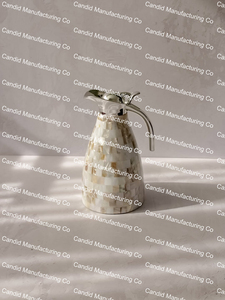 Tetera de Alta Calidad con Incrustaciones de Madreperla, Estilo Árabe, para Té y Café, Jarra Decorativa con Incrustaciones de Concha, por Candid mfg co - Product Image 4
