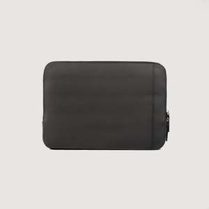 Men's Genuine Leather Laptop Sleeve & Briefcase Cover with PU Material Classic Style Zipper Closure Baxter <b>Grey</b> Work-Use - Product Image 5