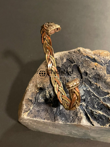 Boutons de manchette exclusifs en cuivre pour les cadeaux d'affaires Look de luxe fait à la main par Tradebyd - Product Image 6
