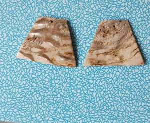 Custom Made 25 mm Large Chunky Blue White and <b>Red</b> Glass Chevron <b>Beads</b> Ideal for Jewelry Designers and <b>Bead</b> Stores for Resale - Product Image 4