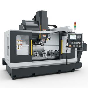 เครื่องจักรกลซีเอ็นซีแบบสองเสาสำหรับงานอุตสาหกรรม BT50 FANUC แกนเดี่ยว ประสิทธิภาพสูง ป้อนวัสดุเร็ว สำหรับงานแม่พิมพ์ ชิ้นส่วนยานยนต์ และชิ้นส่วนทางอากาศยาน - Product Image 2