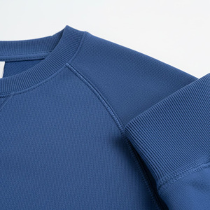 เสื้อสเวตเตอร์ผ้าฟลีซแขนยาวแบบสวมหัวสำหรับผู้ชายเสื้อสเวตเตอร์ผ้าฝ้าย100% โรงงานผลิตตามสั่ง - Product Image 6