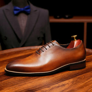 รองเท้าหนังวัวแท้แบบอ็อกซ์ฟอร์ด พร้อมส้นรองรับแรงกระแทกและดีไซน์กันลื่น รองเท้าหนังสำหรับสุภาพบุรุษ - Product Image 1