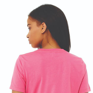 Camiseta ajustada de alta calidad para mujer, las últimas camisetas suaves y transpirables de tejido de punto de diseño corto de manga personalizada - Product Image 6