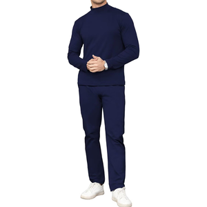 Survêtements pour hommes Respirant Humidité Wickiing Tricoté 2 Pièces Tenues Athlétiques Décontractées Survêtements pour Hommes Ensemble Jogger Ensembles - Product Image 4
