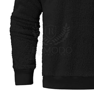 Ropa de invierno Personalizada Sherpa Fleece Sudadera Ropa Casual Hombres Sherpa Fleece Sudadera - Product Image 4