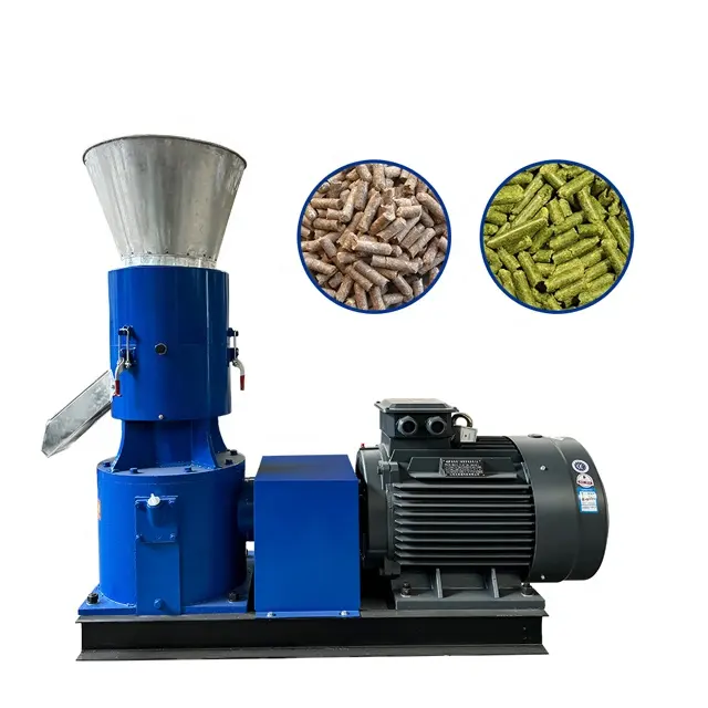 Flat die feed pellet mills for pig sheep cotton chicken small size pellet making machine/granulator