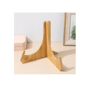Support de plaque en bois pour affichage 6.5 pouces support de plaque présentoir en bois support de cadre photo forme carrée - Product Image 2