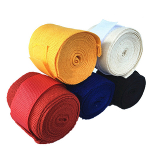 Nouvelles bandes de boxe premium en coton élastique pour le soutien des poignets, avec logo personnalisé OEM, bandes de boxe OEM. - Product Image 5