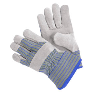 ถุงมือนิรภัยหนังวัวแยกสำหรับคนงานก่อสร้าง - Product Image 2