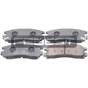 Pastiglie freno posteriori FEBEST (0401-EAR) - Product Image 1