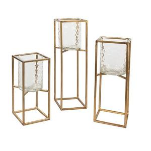 ศูนย์จำหน่ายสินค้าขายส่ง จัดหาของตกแต่งกลางโต๊ะ รูปทรงและขนาดตามสั่ง ของตกแต่งกลางโต๊ะสีทองอะลูมิเนียม จากอินเดีย - Product Image 5