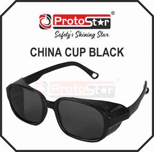 Gafas DE SEGURIDAD protectoras de policarbonato Prostar China Cup con protección ocular negra - Product Image 1