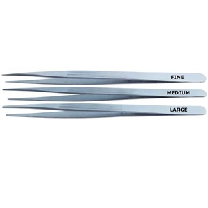 Pince à épiler Diamond Light 165mm Elle comprend des pointes dentelées et un fournisseur d'outils de bijoux à prise antidérapante - Product Image 1