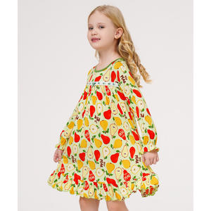 Chemises de nuit décontractées à manches longues pour filles, tailles 3T-12Y, fabriquées en tissu tissé doux dérivé du bambou - Product Image 5