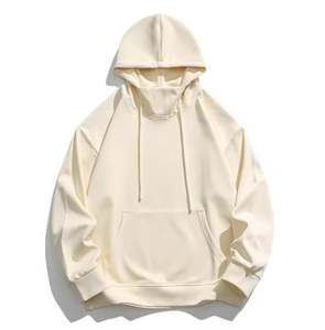 Sweats à capuche en coton vierge unis surdimensionnés personnalisés Pulls pour hommes en vrac Grandes tailles Sweats à capuche et sweatshirts pour hommes - Product Image 6