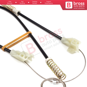 BWR5128 ensemble de réparation de lève-vitre manuel porte arrière gauche pour Freelander MK1 L314 LN 1997-2006 3/5 porte ALR8179 Bross Auto Parts - Product Image 4