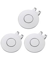 Clips magnétiques robustes en alliage nickelé pour chapeaux de golf, supports de marqueurs de balle pour utilisation sur les terrains de golf (marqueur de balle non inclus)