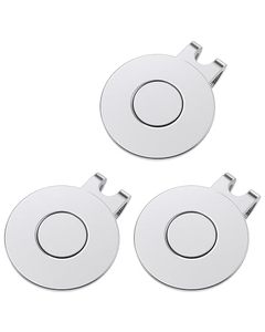 Clips marqueurs de balle de <span class=keywords><strong>golf</strong></span> en alliage nickelé à aimant puissant de 25 mm, personnalisables avec logo OEM/ODM pour la vente en gros - Product Image 1