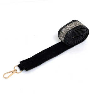 Blue and red striped beaded purse strap handcrafted <b>special</b> <b>bag</b> <b>parts</b> & <b>accessories</b> crossbody purse strap - Product Image 5