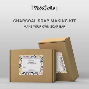 Kit de toilette réutilisable - Kit de fabrication de savon au charbon de bois - Product Image 2