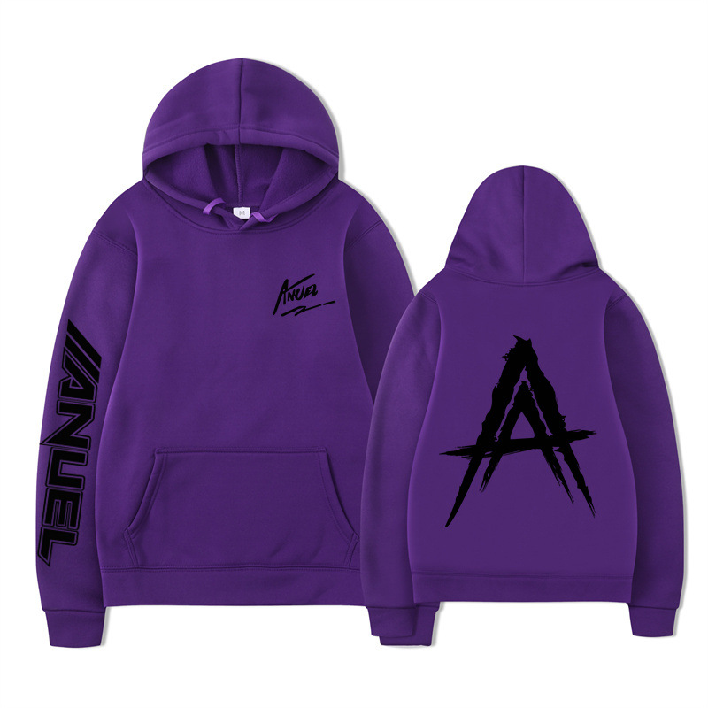 Purple and black characters
