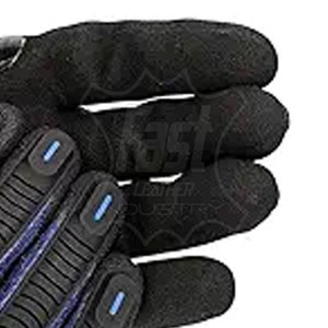 Gants de travail anti-vibrations en taille adulte, gants résistants aux chocs avec protection des jointures en TPR, résistants aux coupures - Product Image 5