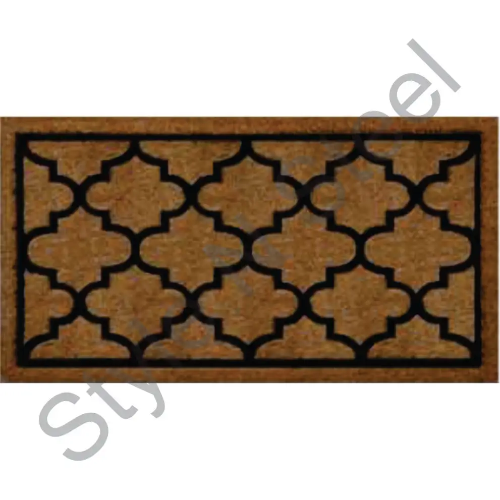 אנטי להחליק שטיח שטיח ייחודי ישן עיצוב על ידי שחור צבע ב שחור מלבן עיצוב שפשפת עבור בית במחיר סיטונאי