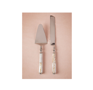 Steel <b>Cake</b> Server and with Marble Handle and Steel Handle Knife <b>Set</b> in Lowest Price - Product Image 4