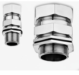 Nouvelle presse-étoupe double compression tendance, résistante aux intempéries, M100 x 4, filetage ET, gamme de câbles 87-94 mm, laiton, IP68, usage industriel extérieur - Product Image 4
