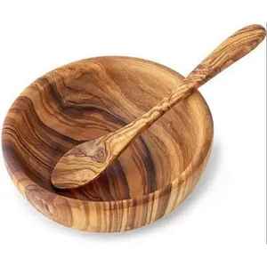 Vajilla Sostenible Hecha a Mano, Tazones de Madera Natural Pulida para Cocina o Fiestas a Bajo Precio - Product Image 6