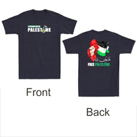 Camisetas de Manga Larga con Bordado de la Bandera de Palestina, sin Guerra, Transpirables, Tallas Grandes, Ecológicas, Color Sólido