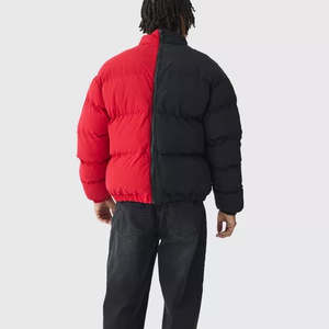 Veste en duvet épaissie coupe-vent personnalisée pour hommes Veste polaire surdimensionnée d'extérieur d'hiver pour hommes - Product Image 5