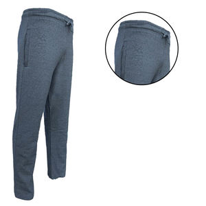 Pantalon de survêtement de sport décontracté à taille haute pour homme, en coton molletonné coupe ajustée avec poches zippées pour l'entraînement et l'usage quotidien - Product Image 5