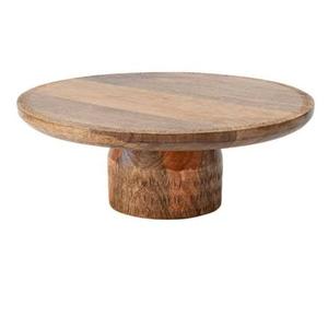Support à gâteau en bois de qualité supérieure, forme ronde, finition imprimée, durable, très populaire - Product Image 3