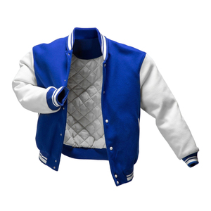Venta al por mayor de béisbol personalizado Letterman chaquetas abrigo de invierno bombardero Varsity chaqueta para los hombres - Product Image 6