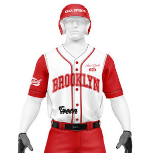 Conjunto de Pantalones y Camiseta de Béisbol Personalizados, Uniforme de Béisbol de Equipo, Venta al por Mayor, OEM, Tejido Transpirable - Product Image 1