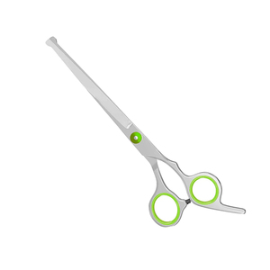 Ciseaux de toilettage pour animaux de compagnie à bord émoussé lames droites en acier inoxydable allemand ciseaux de toilettage pour animaux de compagnie pour animaux - Product Image 1
