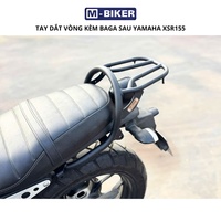 Manillar de Agarre de Acero Inoxidable XSR155 con Portaequipajes Trasero para Motocicletas, Alforjas y Almacenamiento de Equipaje Vietnam